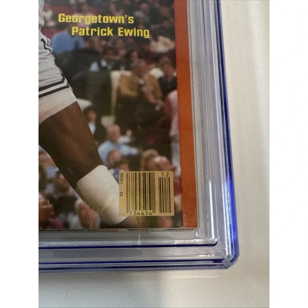 Sports Illustrated Patrick Ewing Georgetown March 19 1984 CGC Graded 9.0